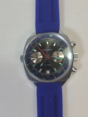 Poljot Vintage Chronograph 3133 Russian Soviet Union USSR Men's 23 Jewels Watch